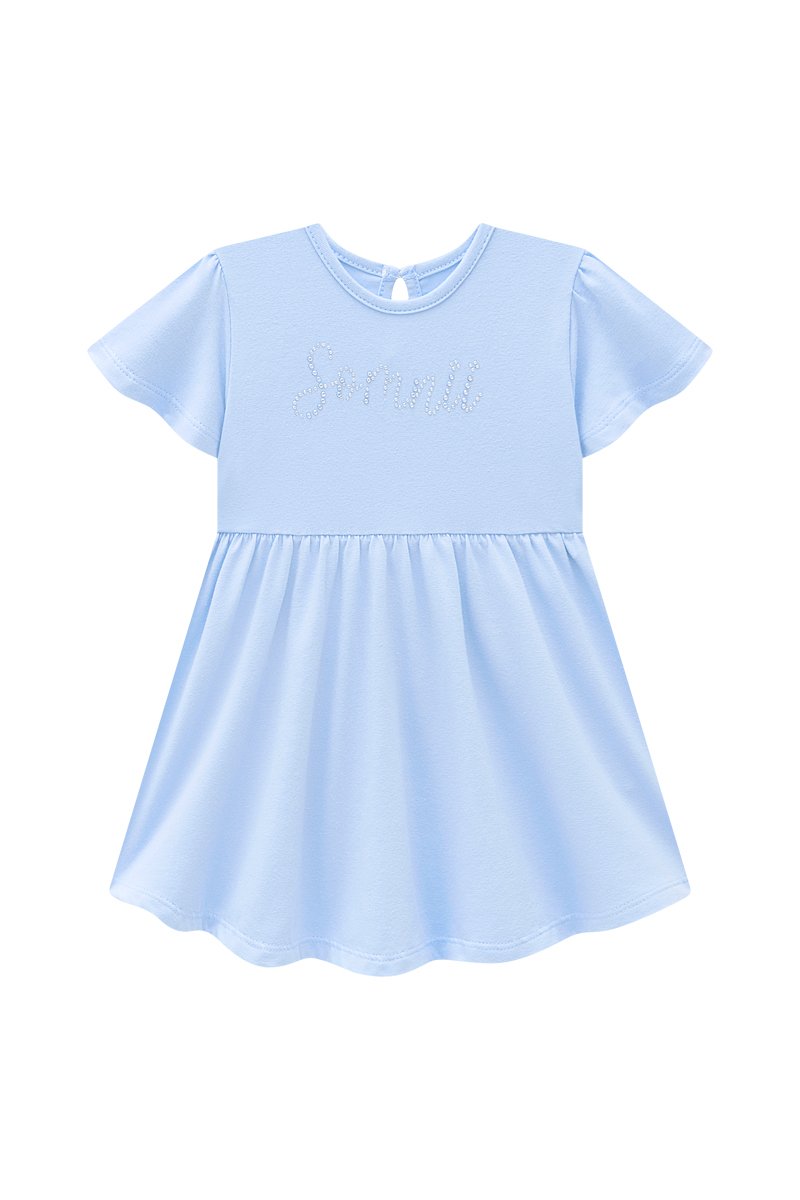 Vestido Infantil Menina em Cotton