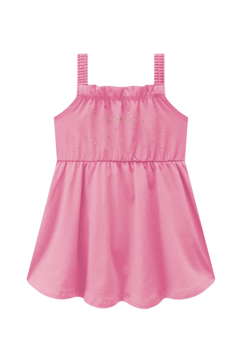 Vestido Infantil Menina em Malha